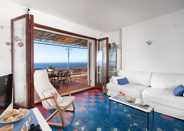 Il Respiro Del Mare Con Vista Capri Casa de Férias Sorrento