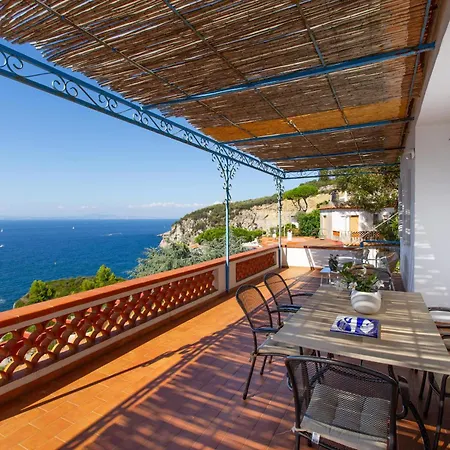 Ferienhaus Il Respiro Del Mare Con Vista Capri Sorrent