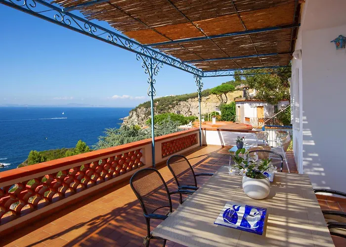 Ferienhaus Il Respiro Del Mare Con Vista Capri