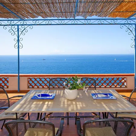 Semesterbostad Il Respiro Del Mare Con Vista Capri Sorrento