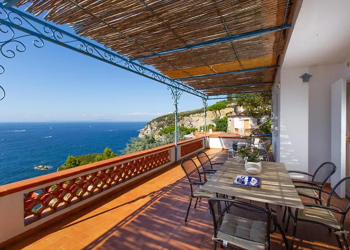 Semesterbostad Il Respiro Del Mare Con Vista Capri Sorrento